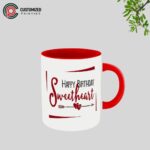 Happy Birthday Sweetheart Mug | Romantic Birthday Gift Mug