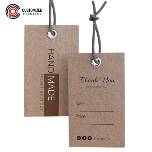 Custom Hang Tags Pakistan - Price Tags for Clothing Brands