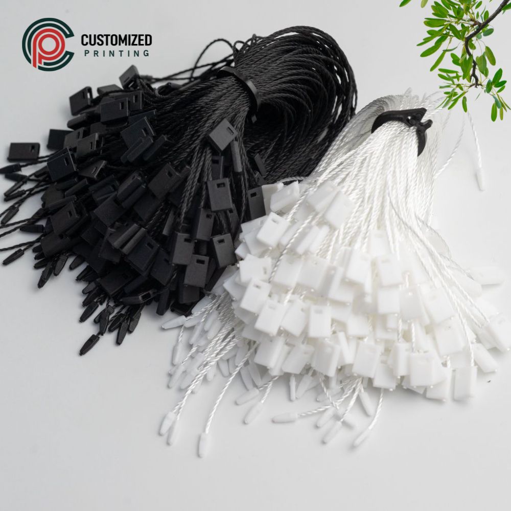 Custom Hang Tag Strings -Durable Tag Fasteners for Clothing & Labels