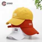 Custom Printed Caps.Logo P Caps for Branding