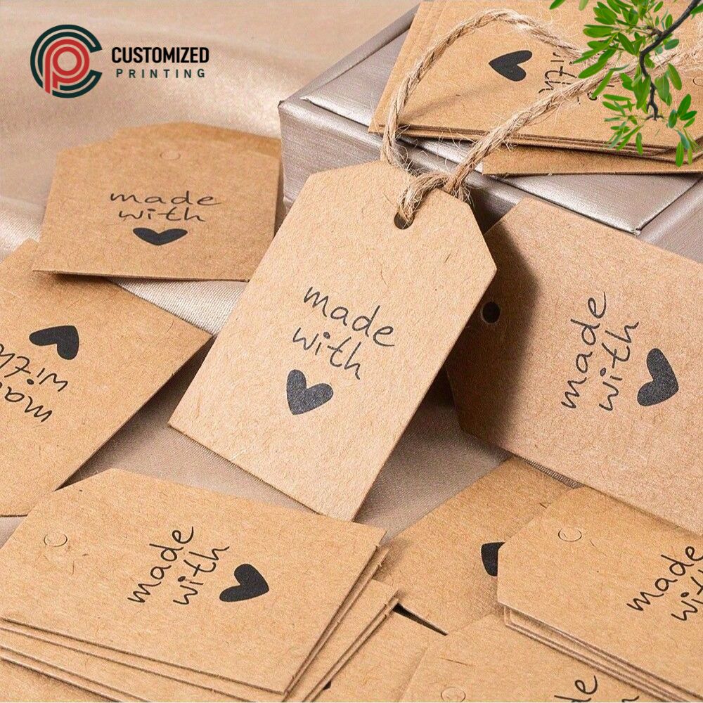 Custom Kraft Tags -Eco-Friendly Hang Tags for Packaging